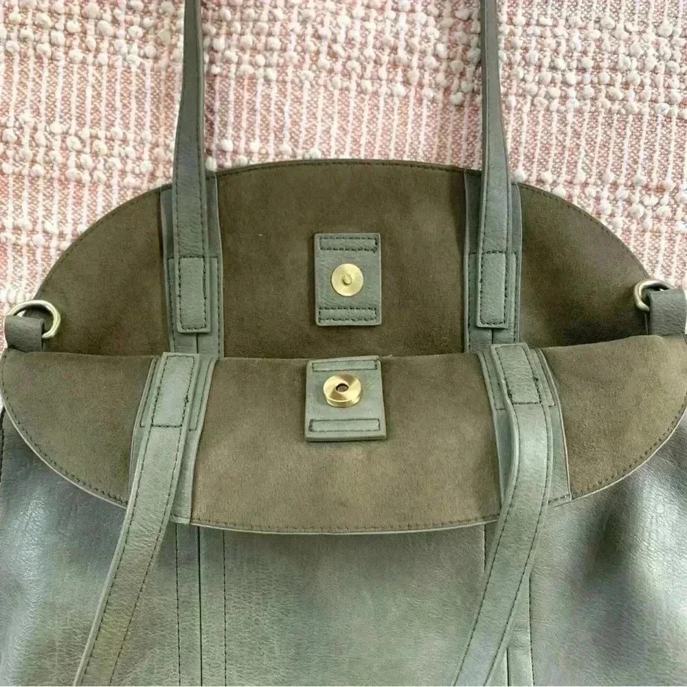 Antik Kraft army green shoulder bag - Picture 3 of 8